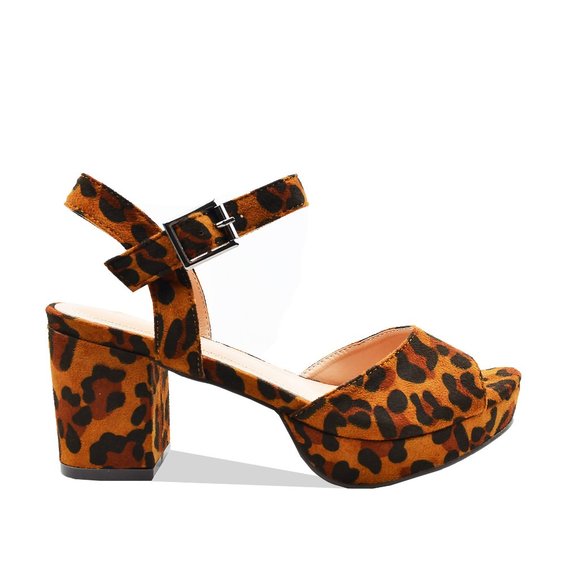Chase + Chloe Shoes - WOMEN'S ANKLE STRAP BLOCK HEELS
